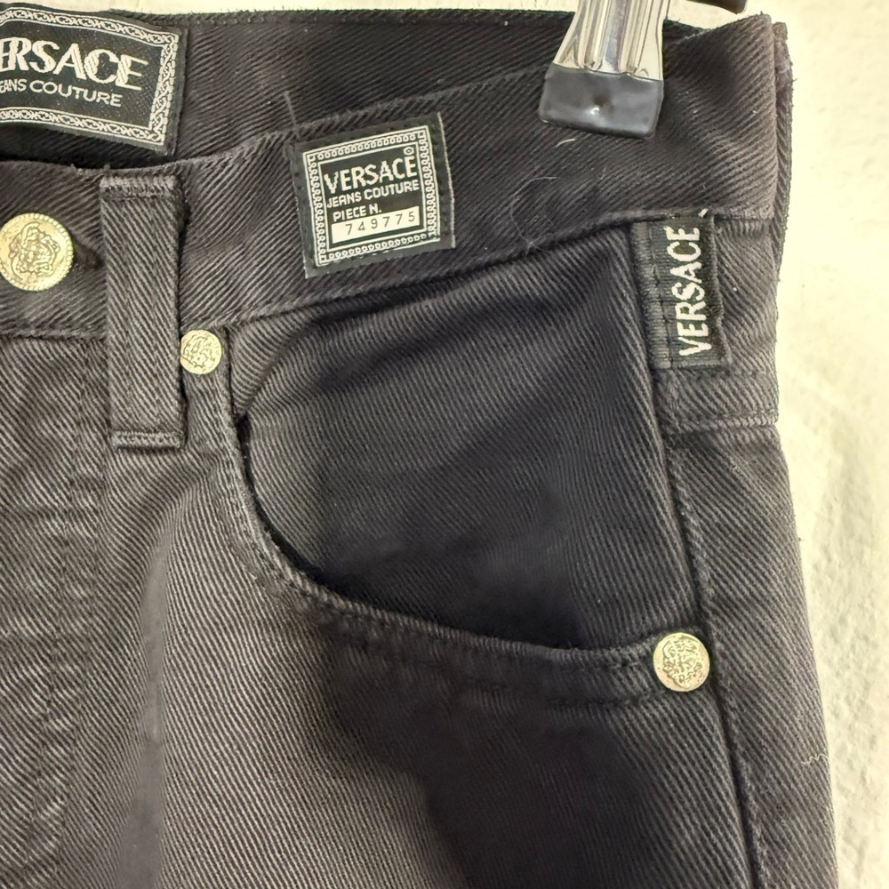 Versace 90s Women’s Vintage Jeans - Picture 2 of 5